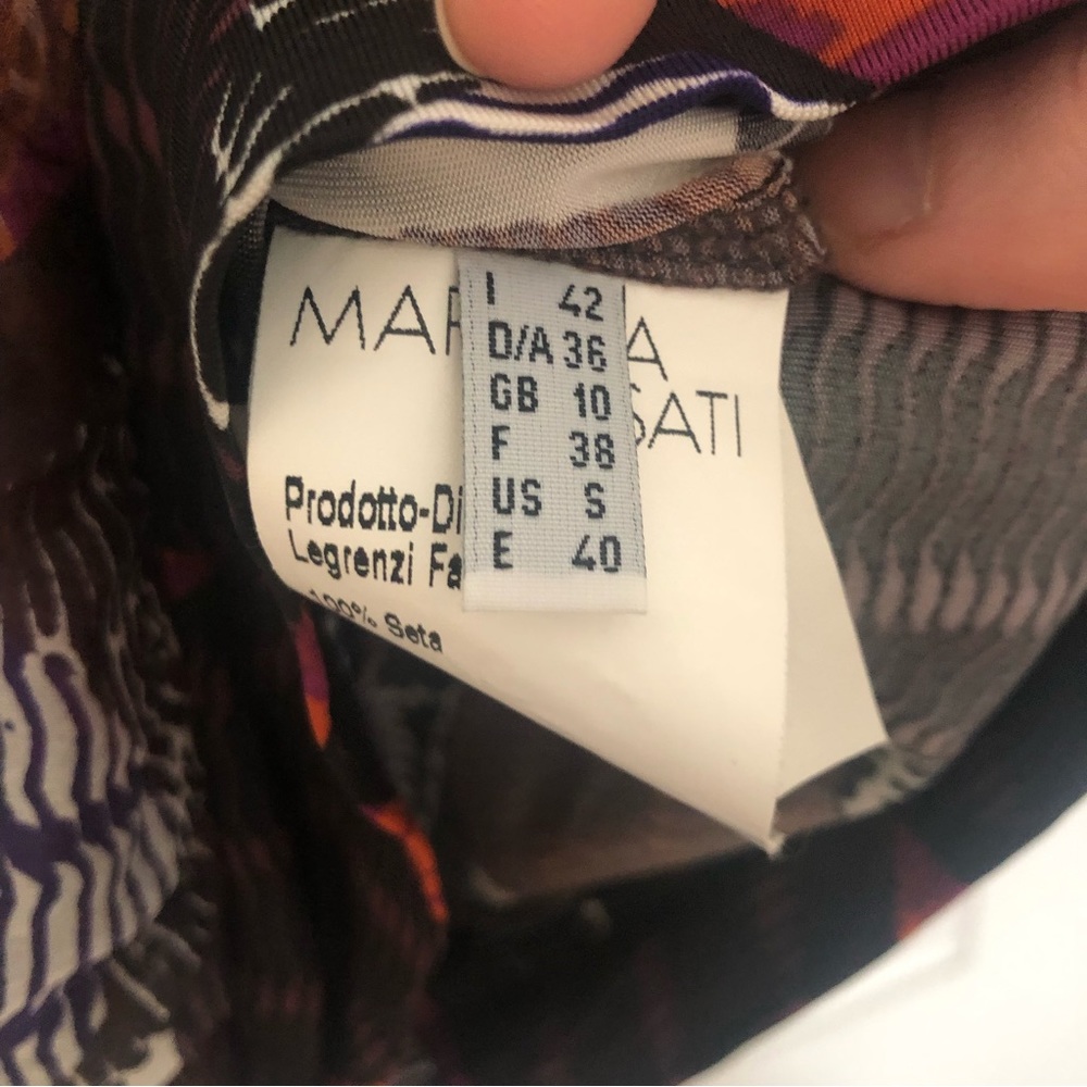 Vintage Mariella Rosati Silk Shirt - Picture 4 of 5